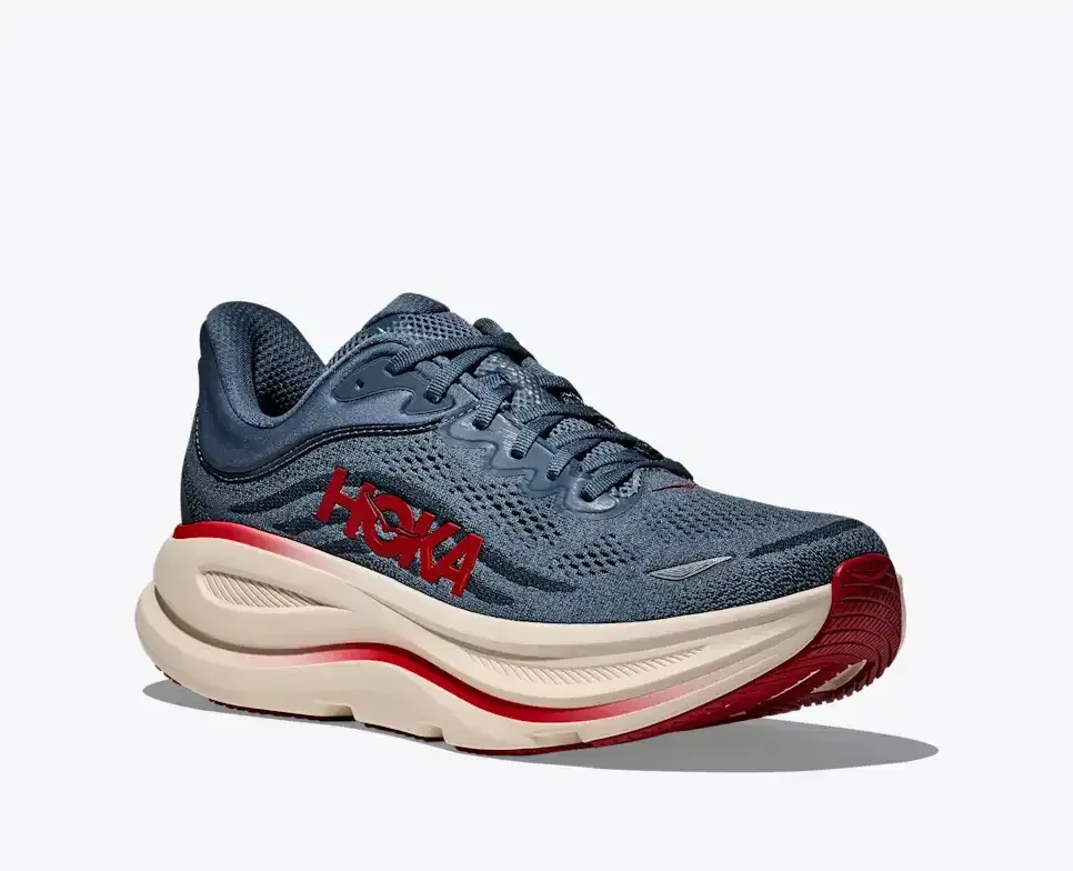 HOKA Bondi 9 Thunder Cloud Vermillion