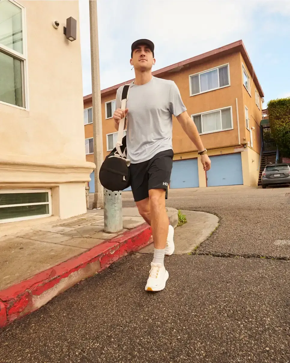 HOKA Essential Tee Gull Htr