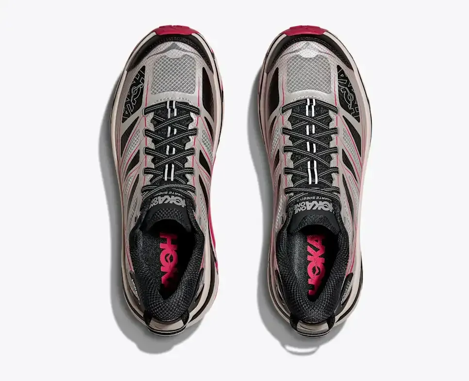 HOKA Mafate Speed 2 Galactic Grey Ruby Red