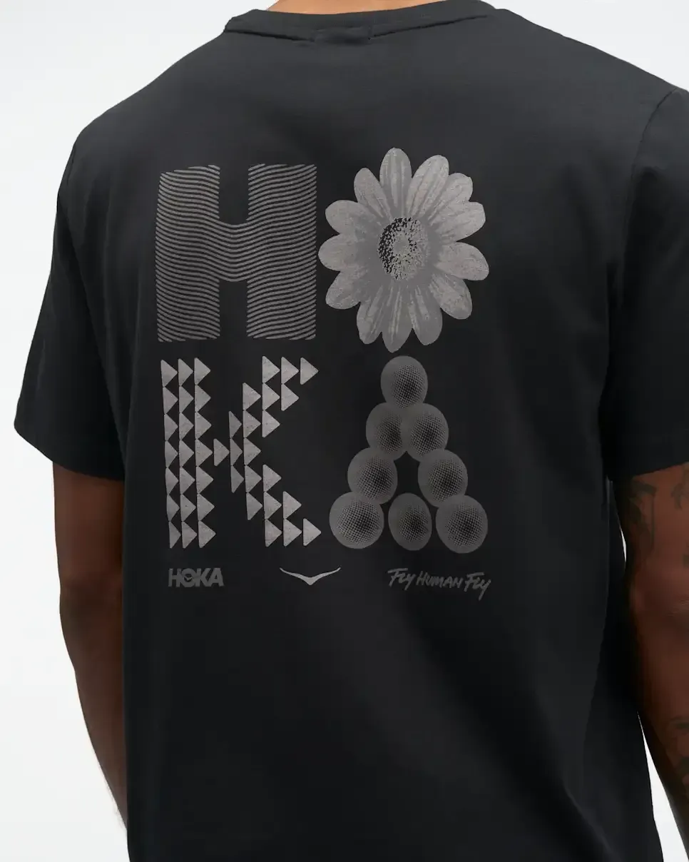 HOKA Mosaic Tee Black