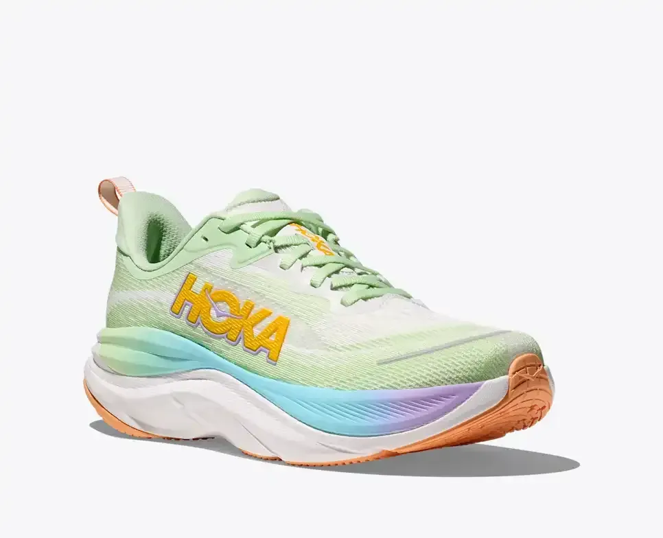 HOKA Skyflow Luna Moth White