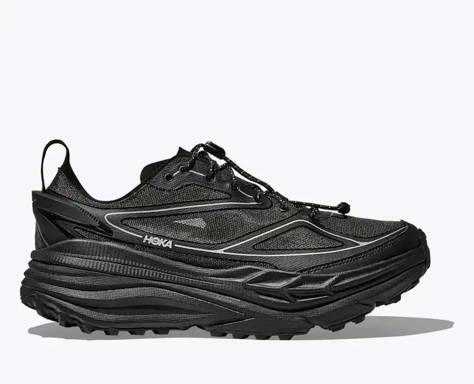 HOKA Stinson One7 Black Silver