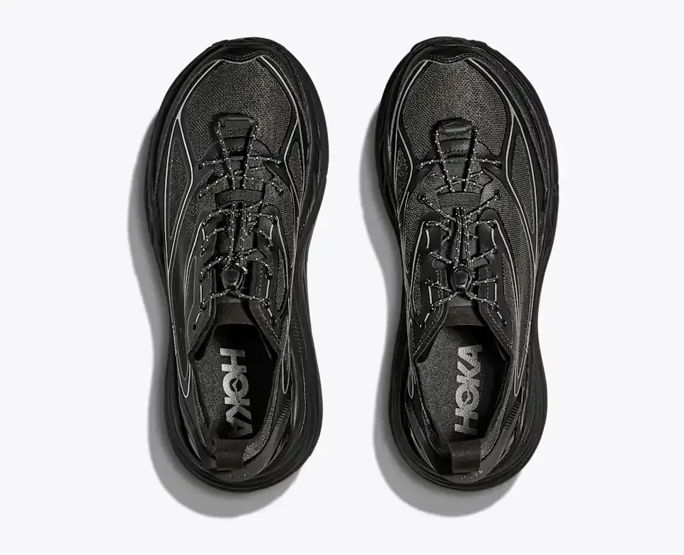 HOKA Stinson One7 Black Silver