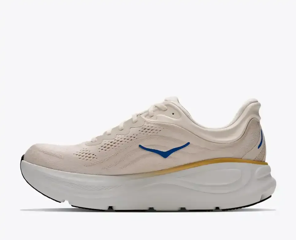 HOKA Bondi 9 Whisper White Fort Knox