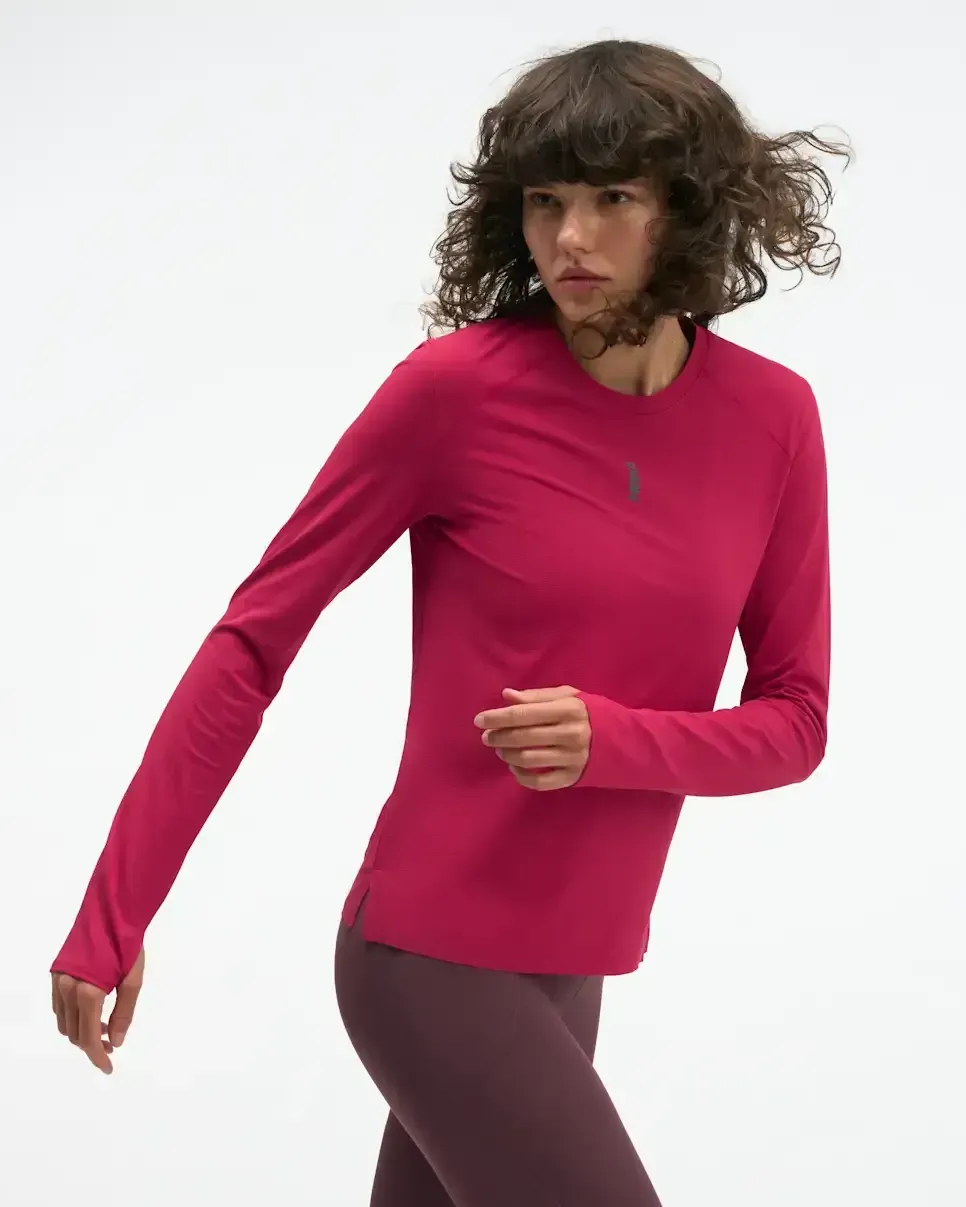 HOKA EveryRun Long Sleeve Red Agate (Women's)