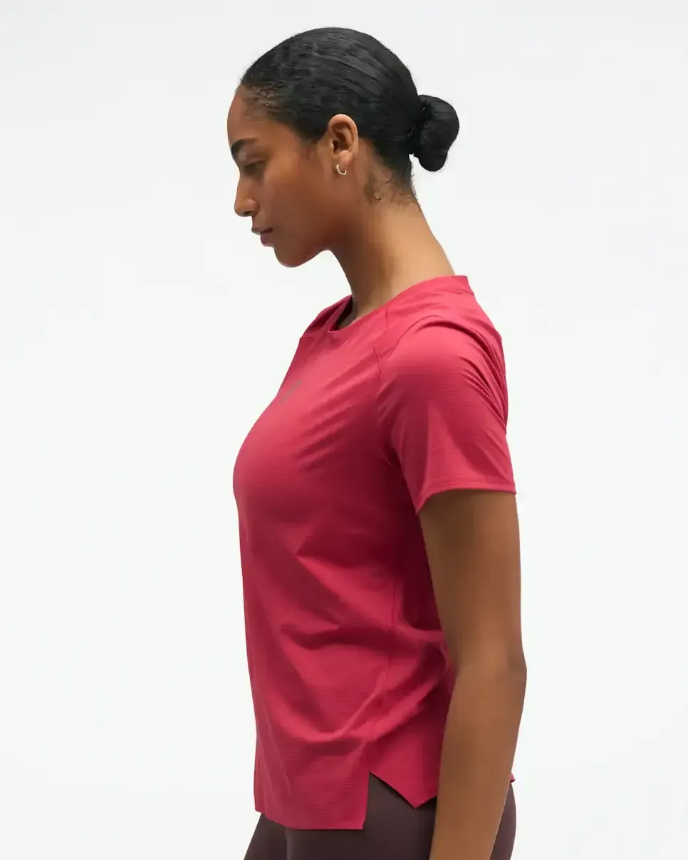HOKA EveryRun Short Sleeve Red Agate (Women's)
