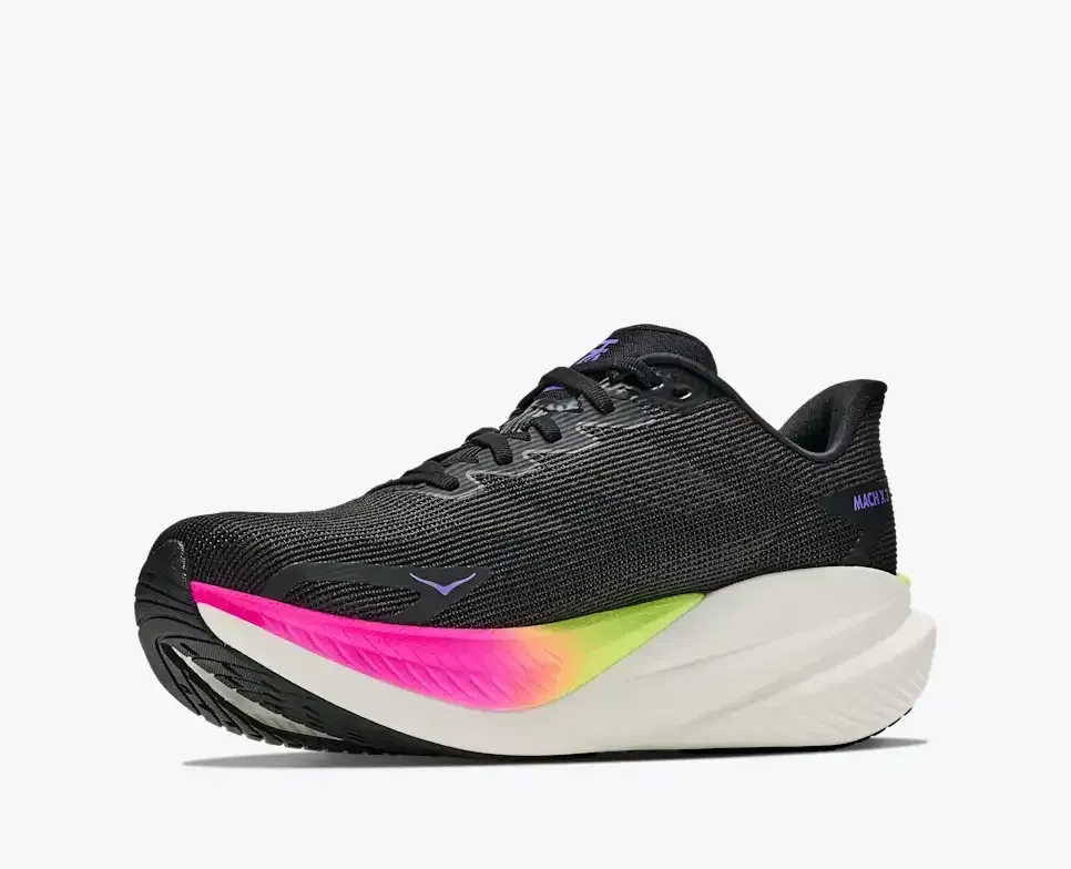 HOKA Mach X 3 Black Neon Nebula