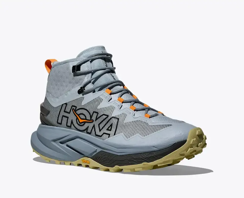 HOKA Mafate Hike Mineral Blue Tumeric