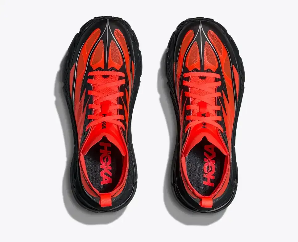 HOKA Mafate Speed 4 Lite Neon Flame Black