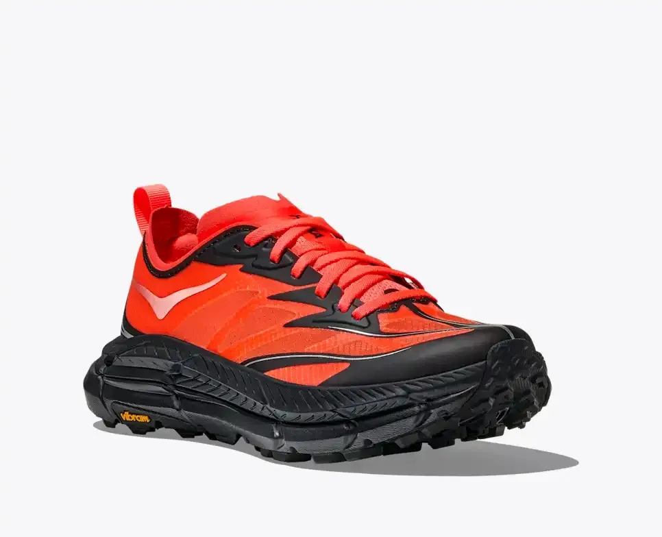 HOKA Mafate Speed 4 Lite Neon Flame Black