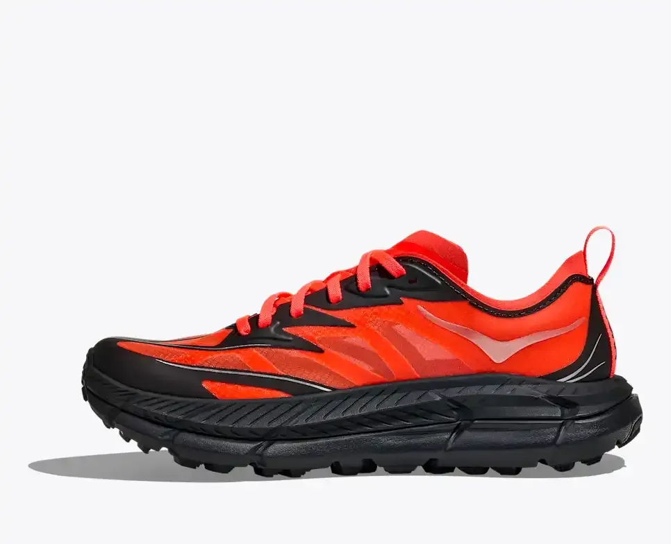 HOKA Mafate Speed 4 Lite Neon Flame Black