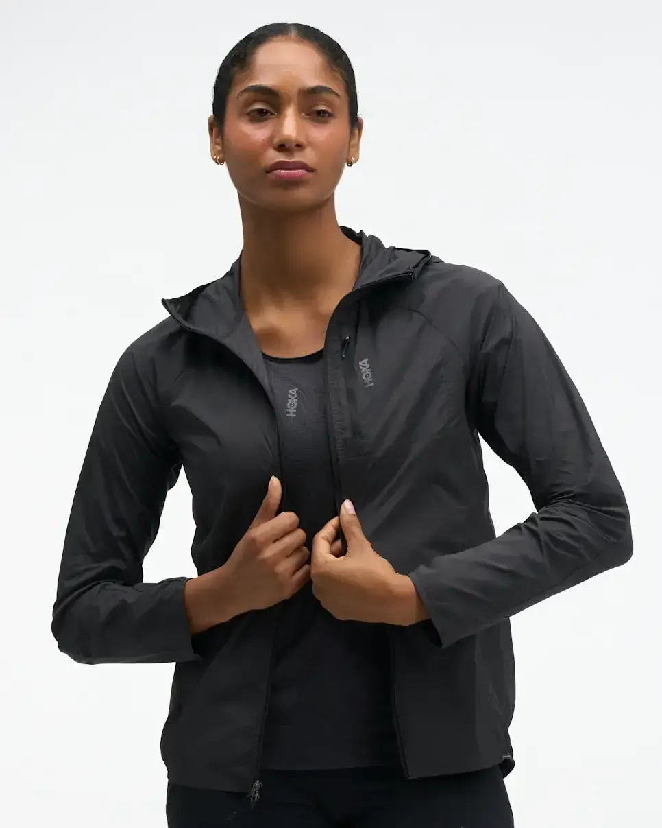 HOKA SkyFlow Wind Jacket Black (Women's)